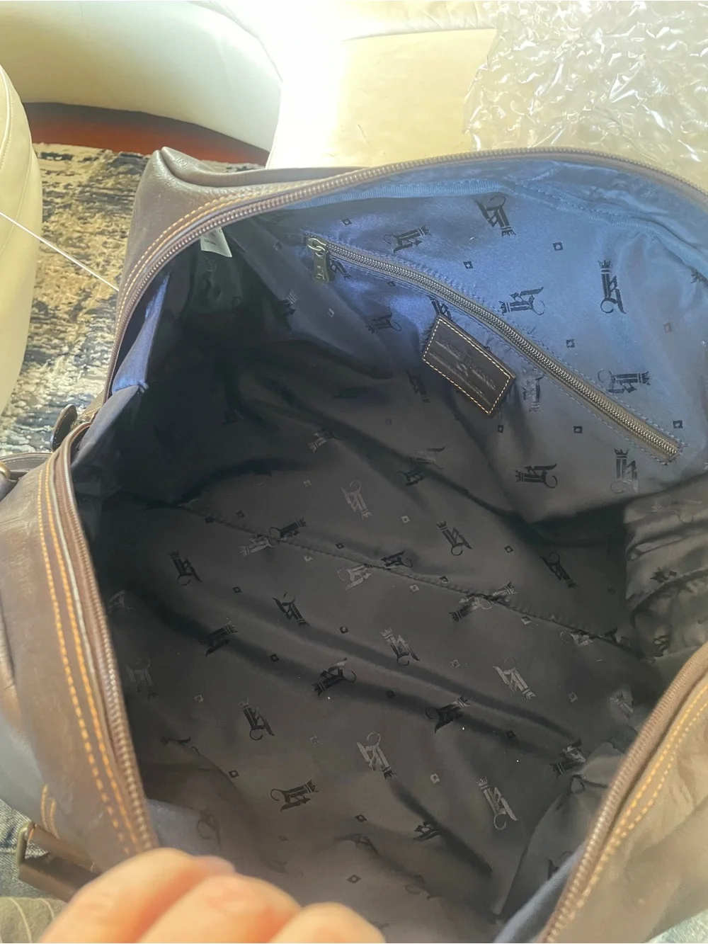 ⛳️ Links Kings - Castle Pines Invitational Classic Dark Brown Leather Duffel Bag